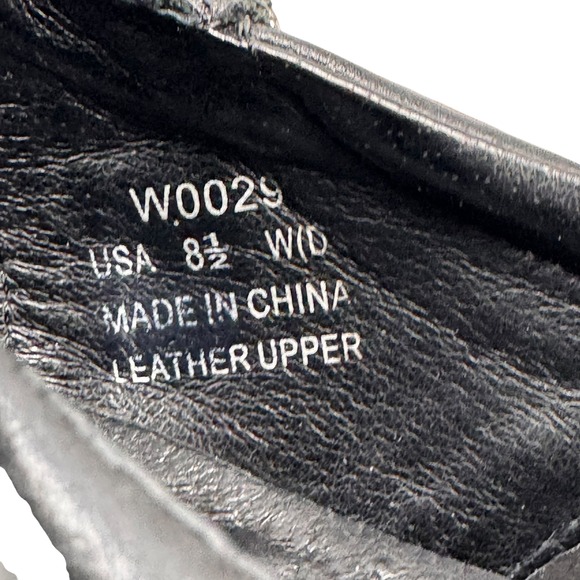 Propet Shoes Womens Size 8.5 Wide Black Leather Mary Jane Comfort W0029 - Picture 7 of 16